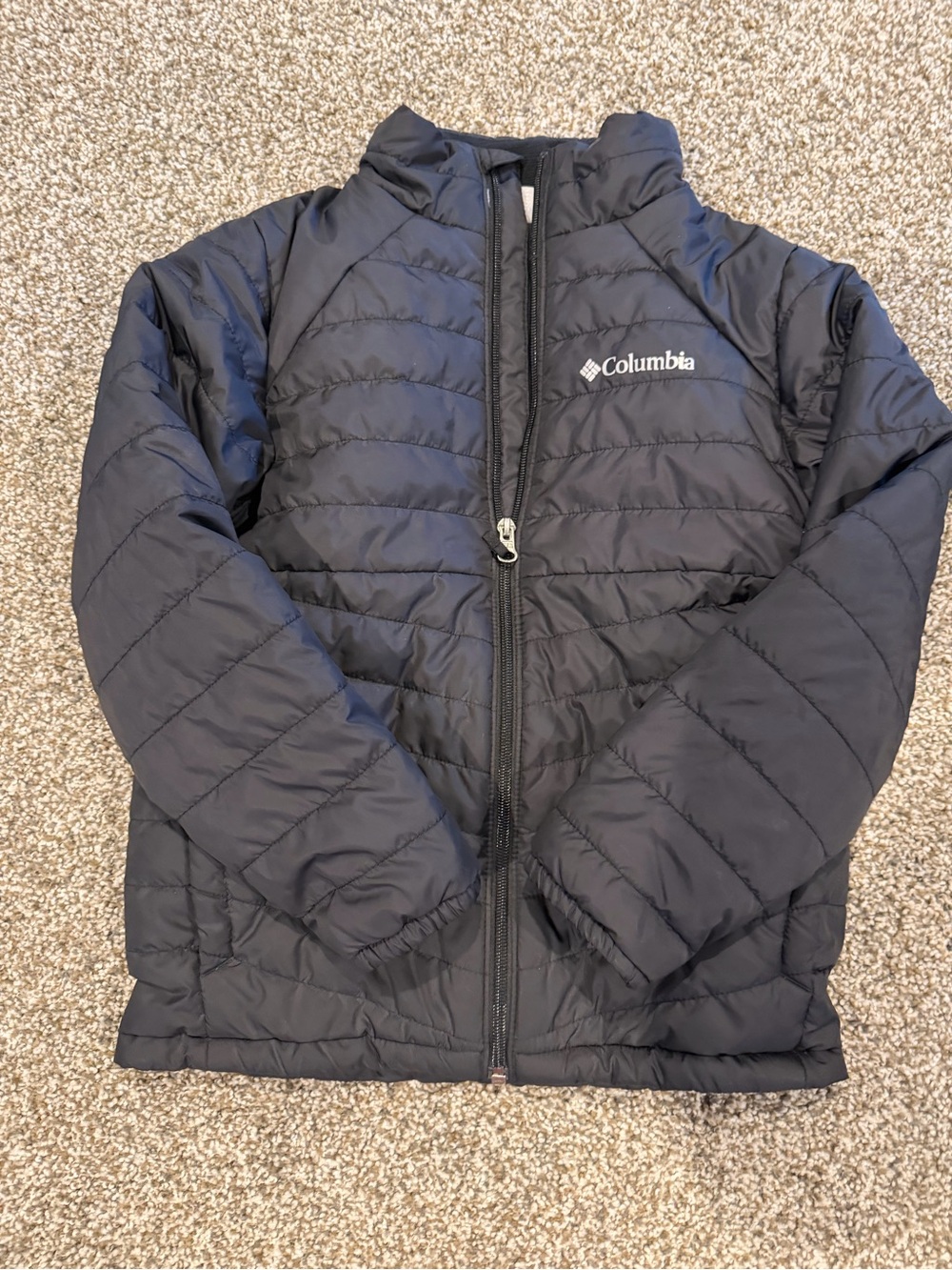Columbia Kids Black Quilted Puffer Jacket